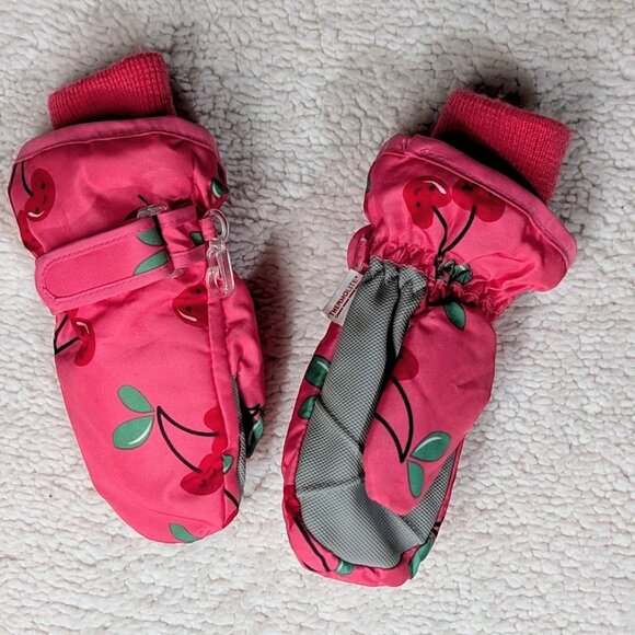 3T Pink Children's Place Girl's Snowsuit 3 Pc Ski Bib Jacket w/Hood & Mittens - Picture 5 of 15